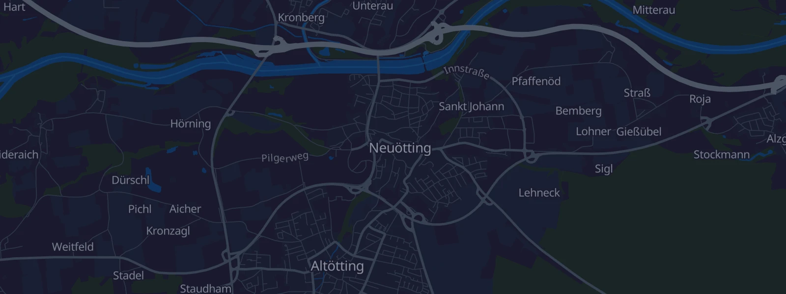 Karte von Neuötting