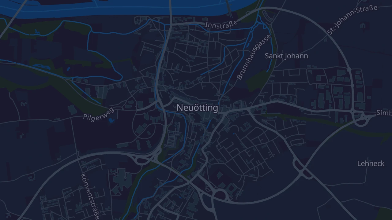 Karte von Neuötting