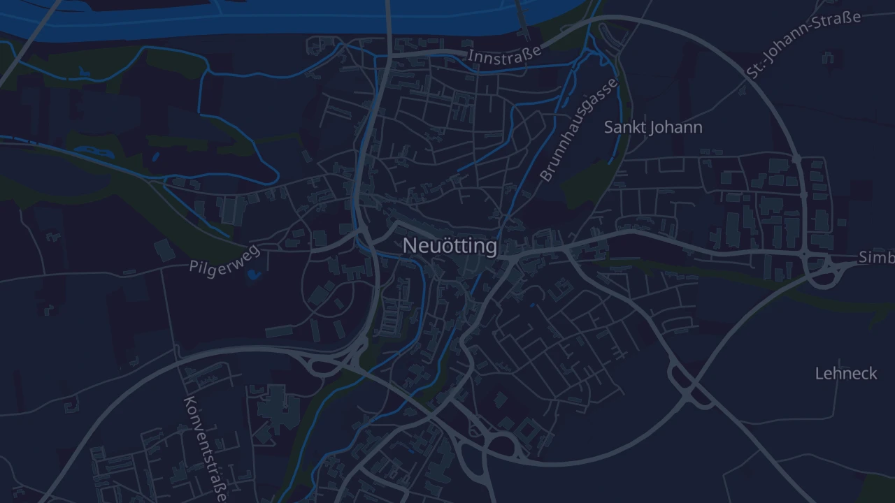 Karte von Neuötting