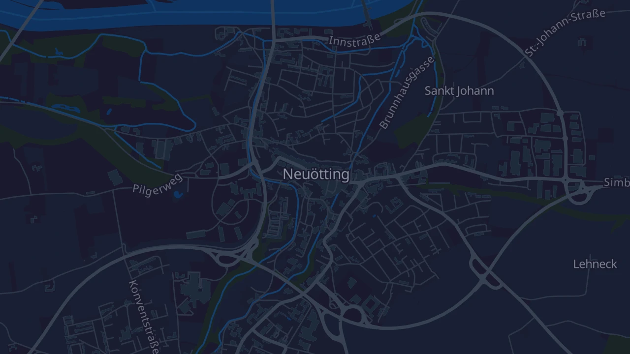 Karte von Neuötting