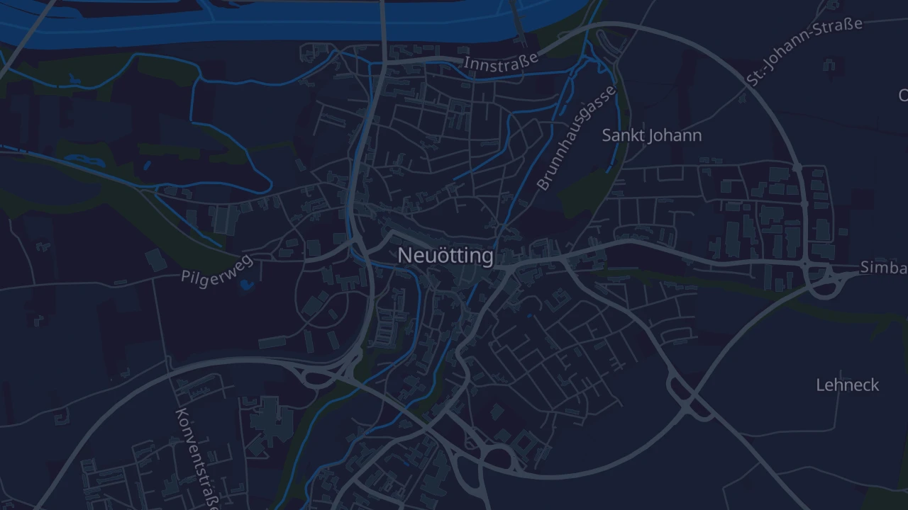 Karte von Neuötting