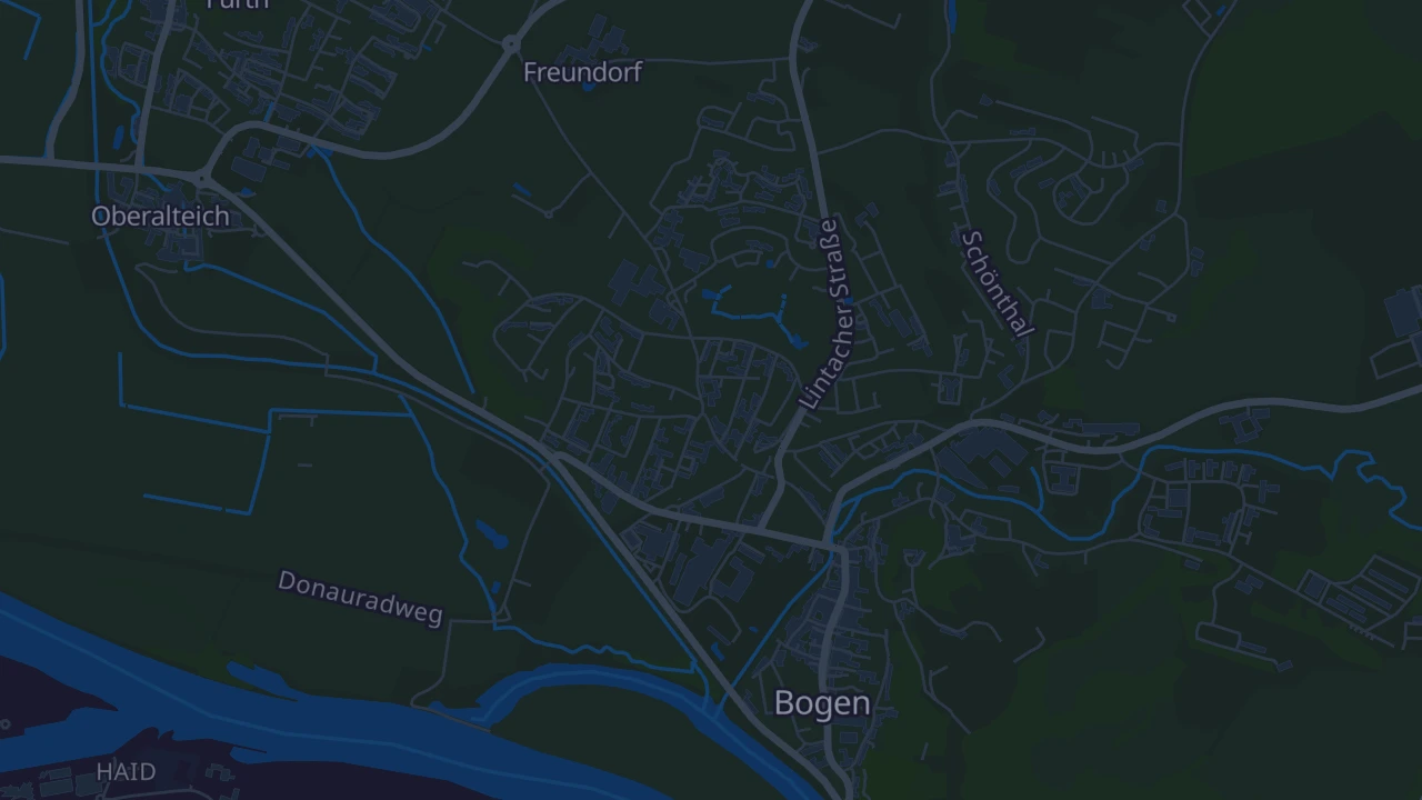 Karte von Straubing