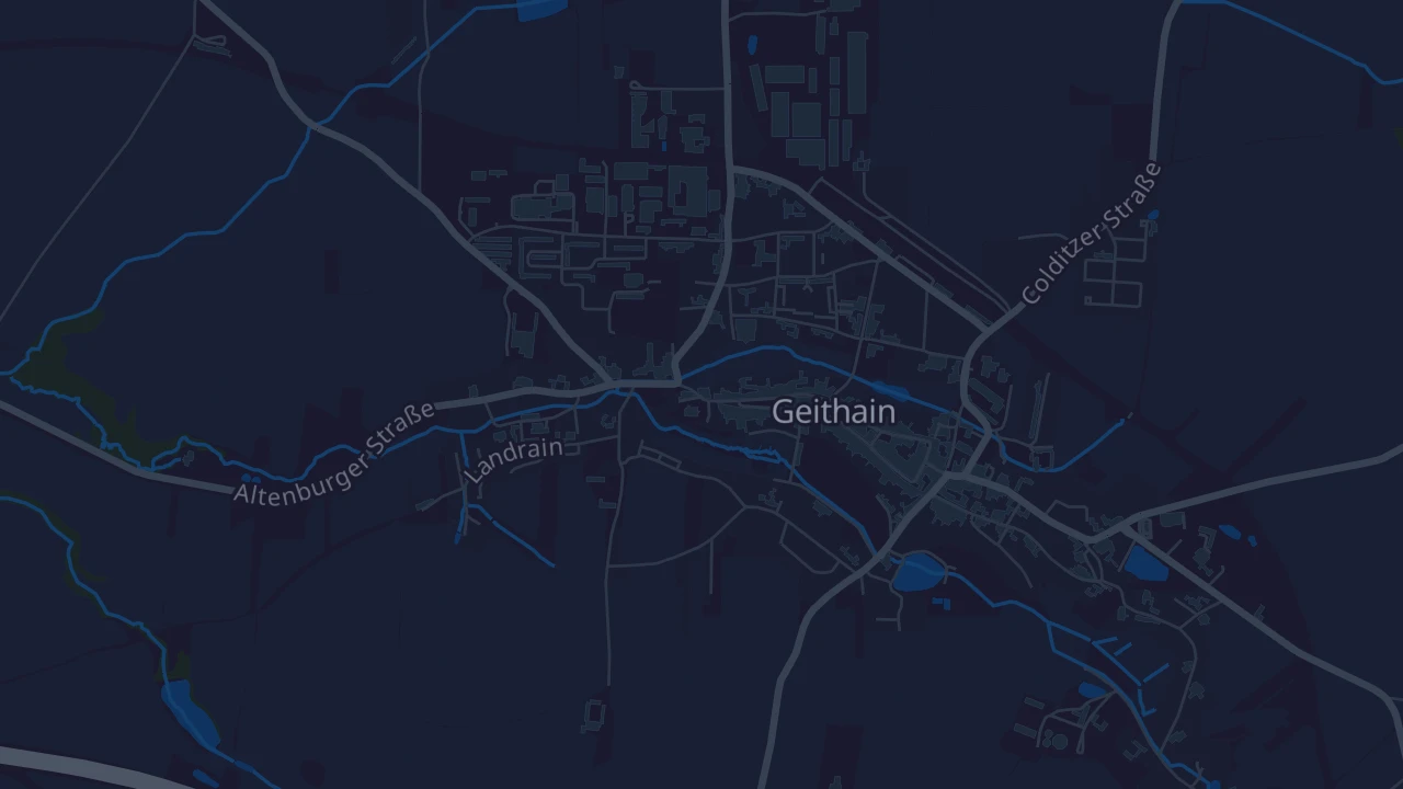 Karte von Geithain