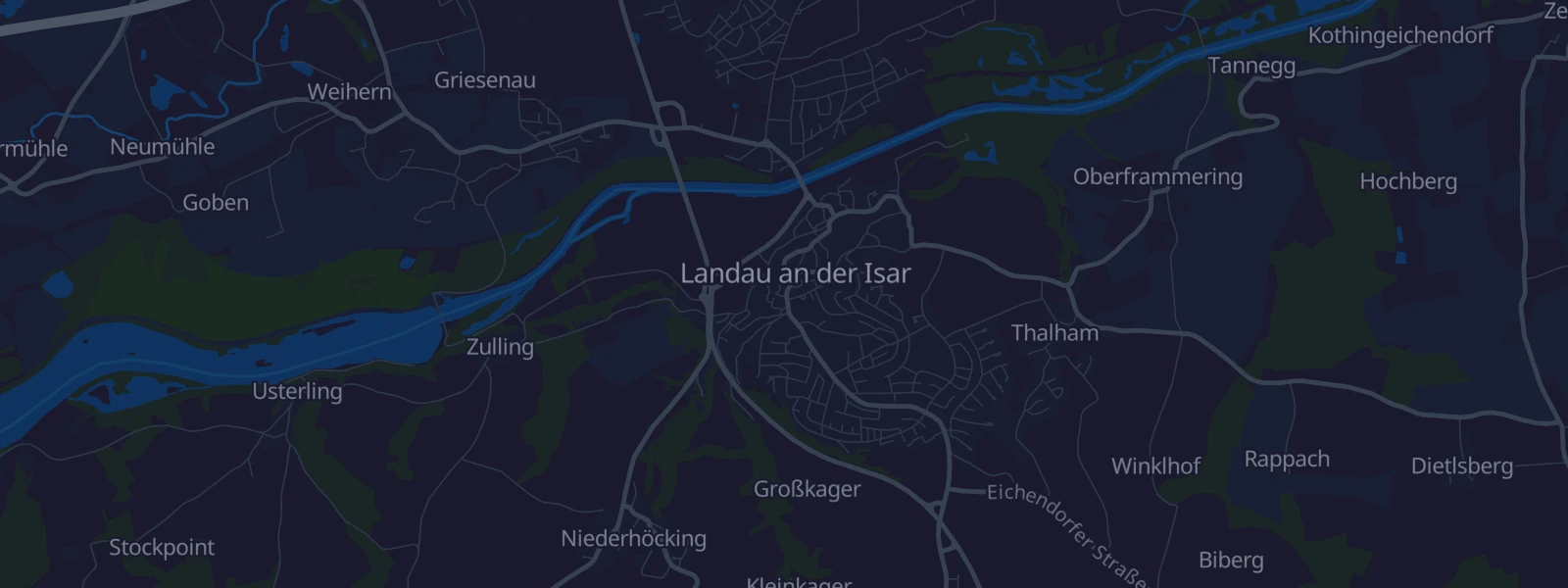 Karte von Landau a.d. Isar