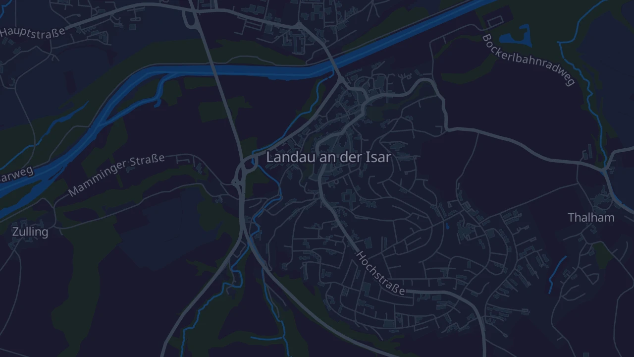 Karte von Landau a.d. Isar