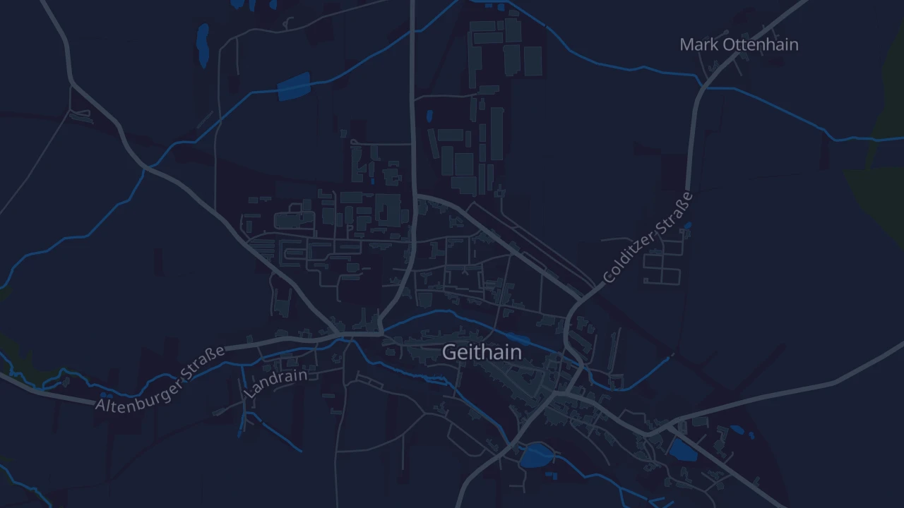 Karte von Geithain