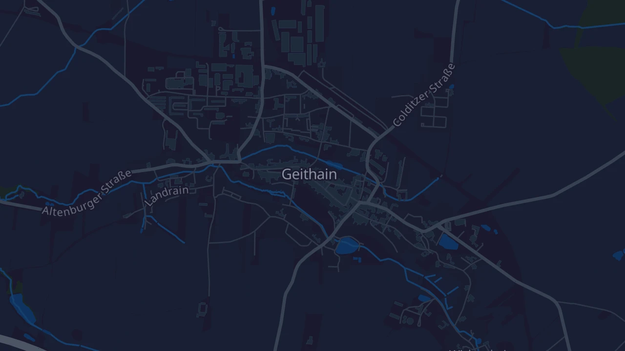 Karte von Geithain