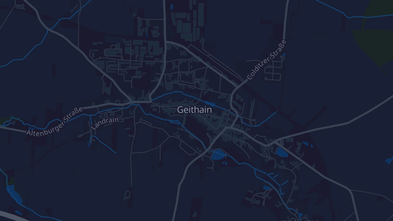 Karte von Geithain
