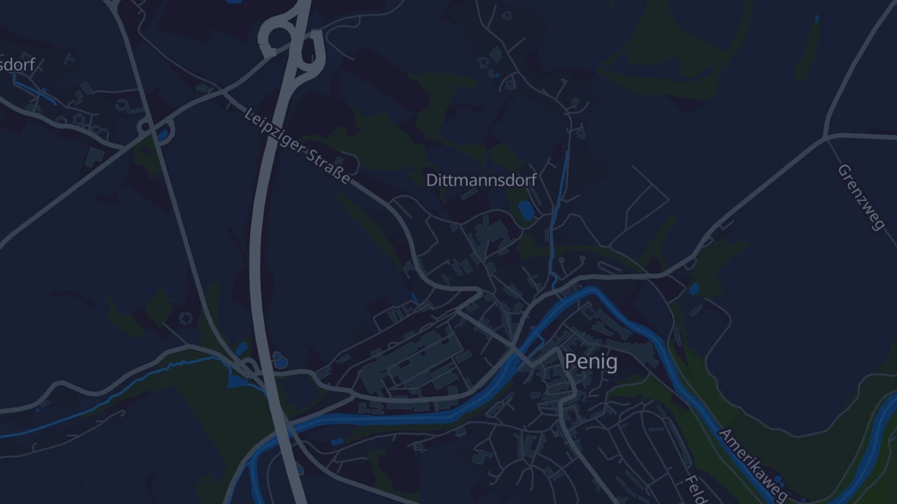 Karte von Penig