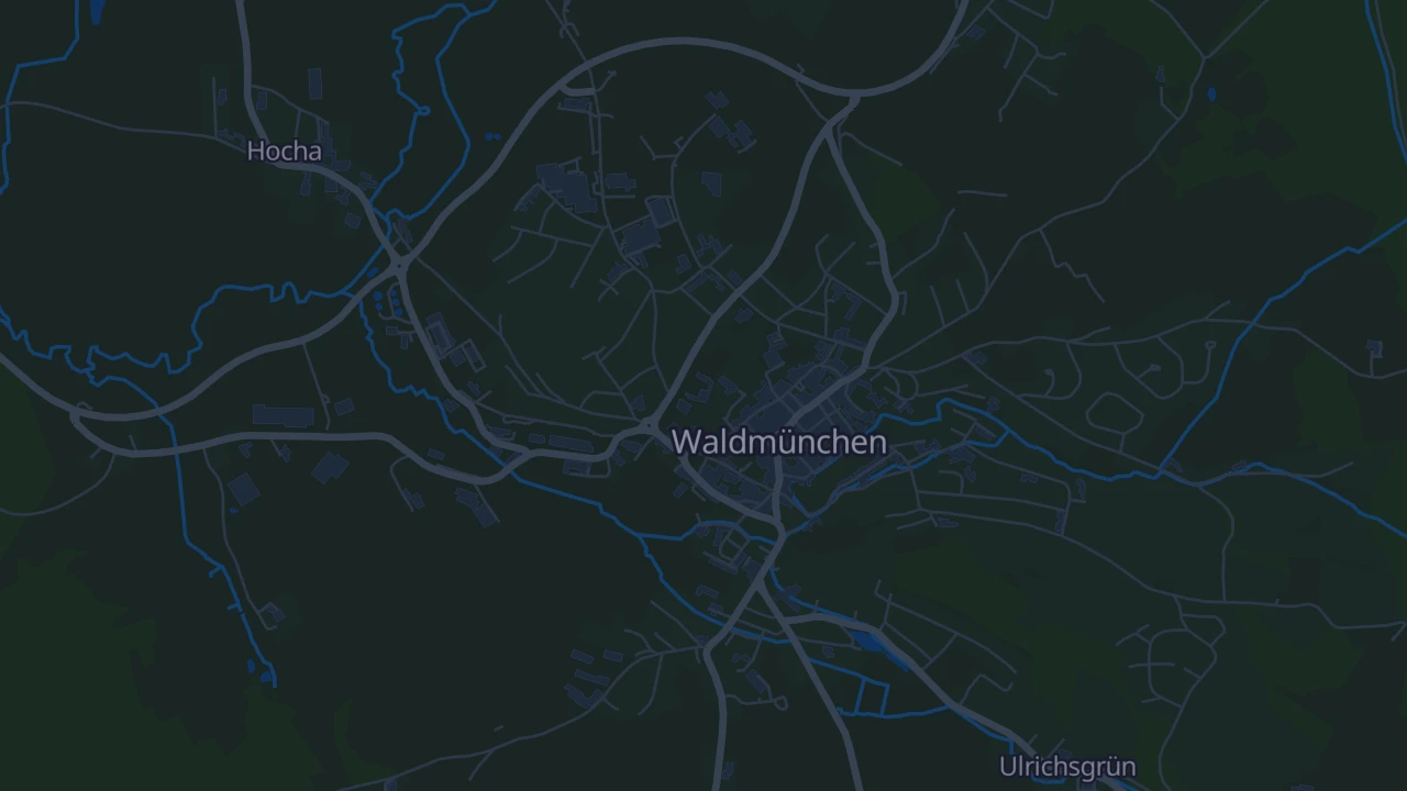 Karte von Waldmünchen