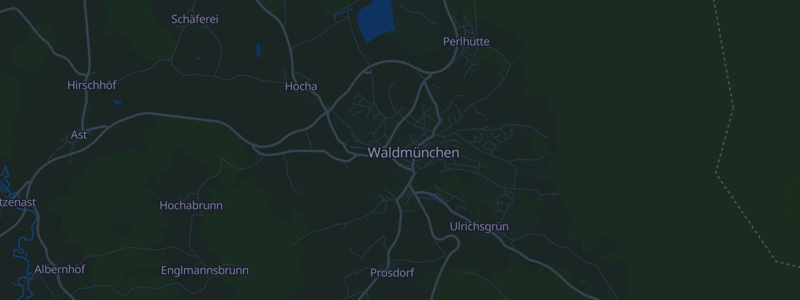 Karte von Waldmünchen