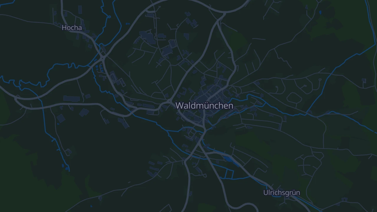 Karte von Waldmünchen