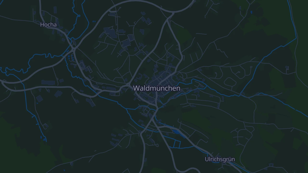 Karte von Waldmünchen