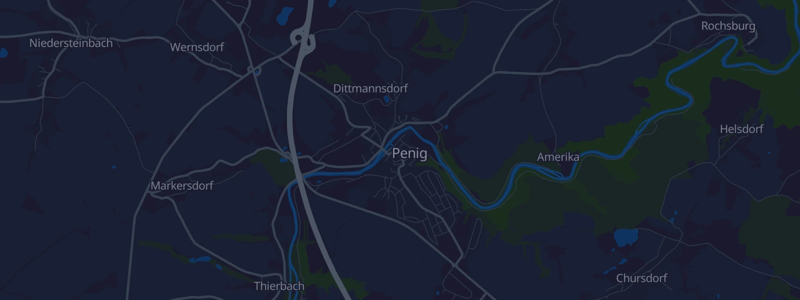 Karte von Penig