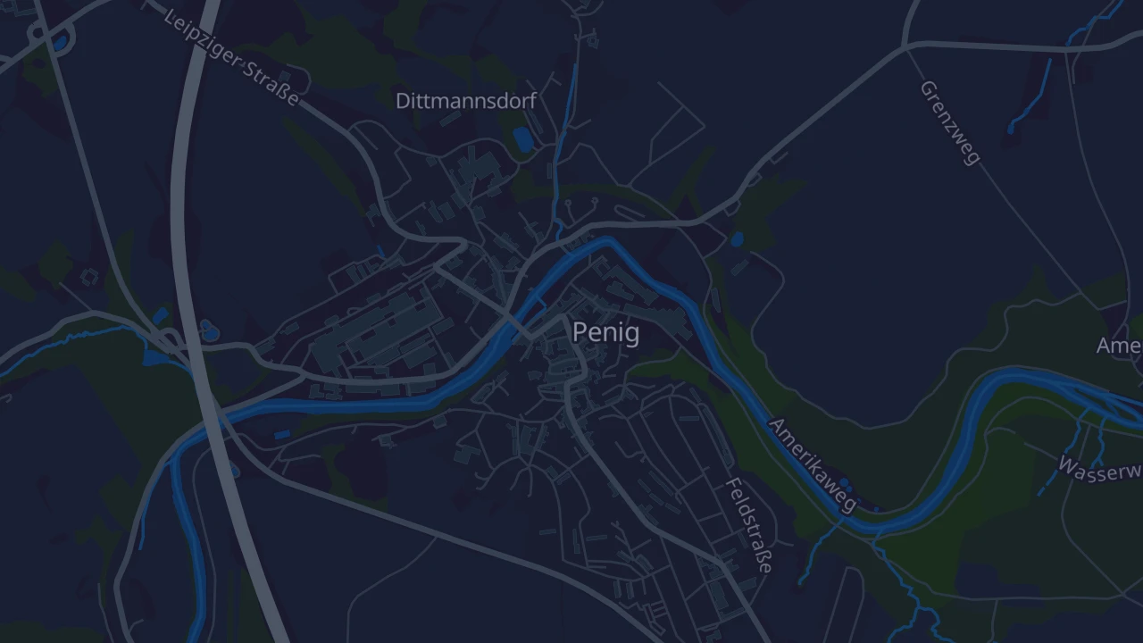 Karte von Penig