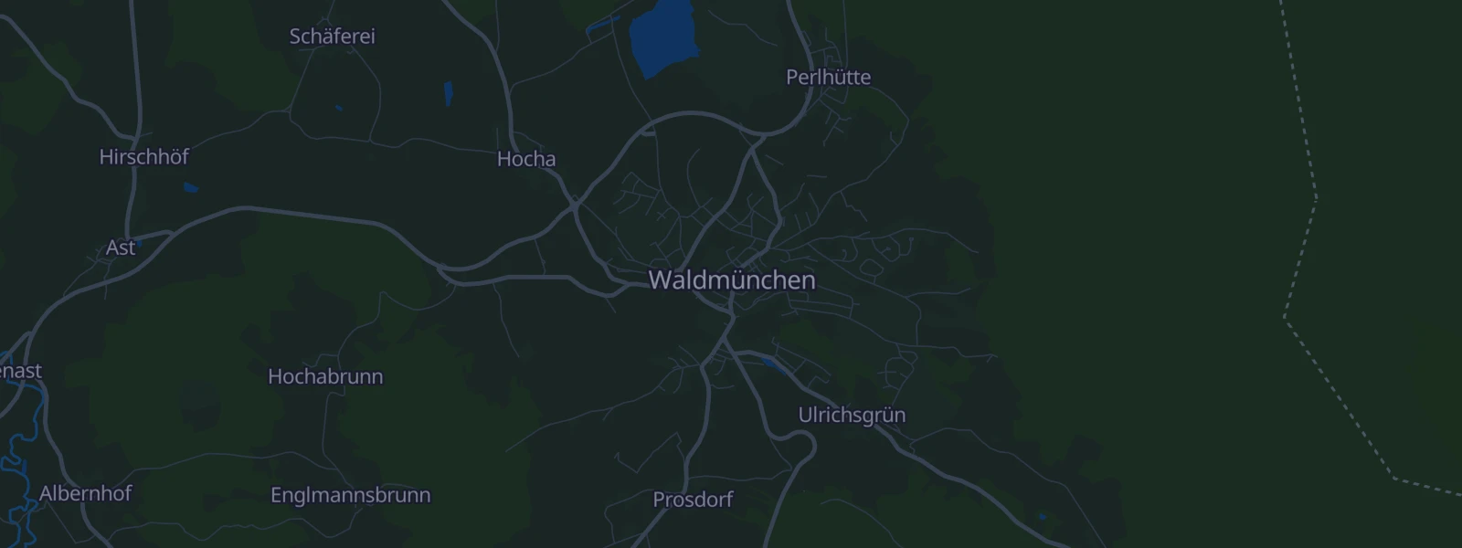 Karte von Waldmünchen