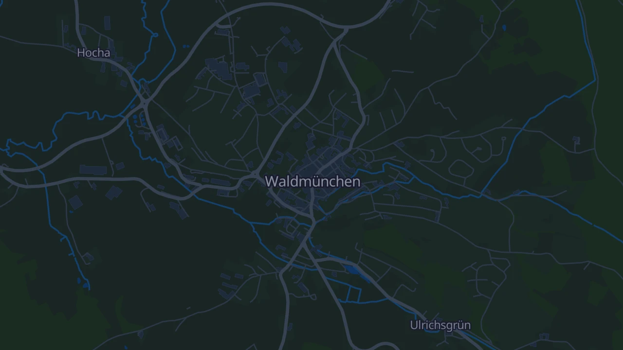 Karte von Waldmünchen