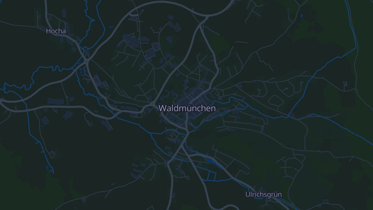 Karte von Waldmünchen