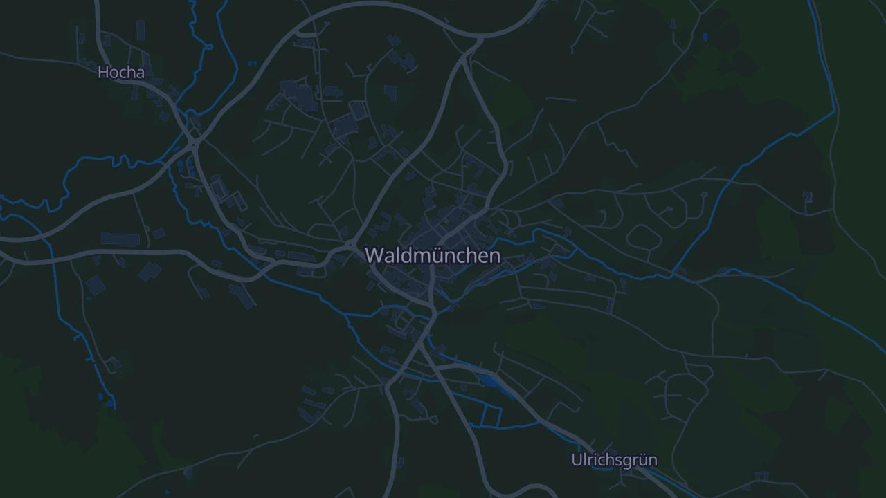 Karte von Waldmünchen