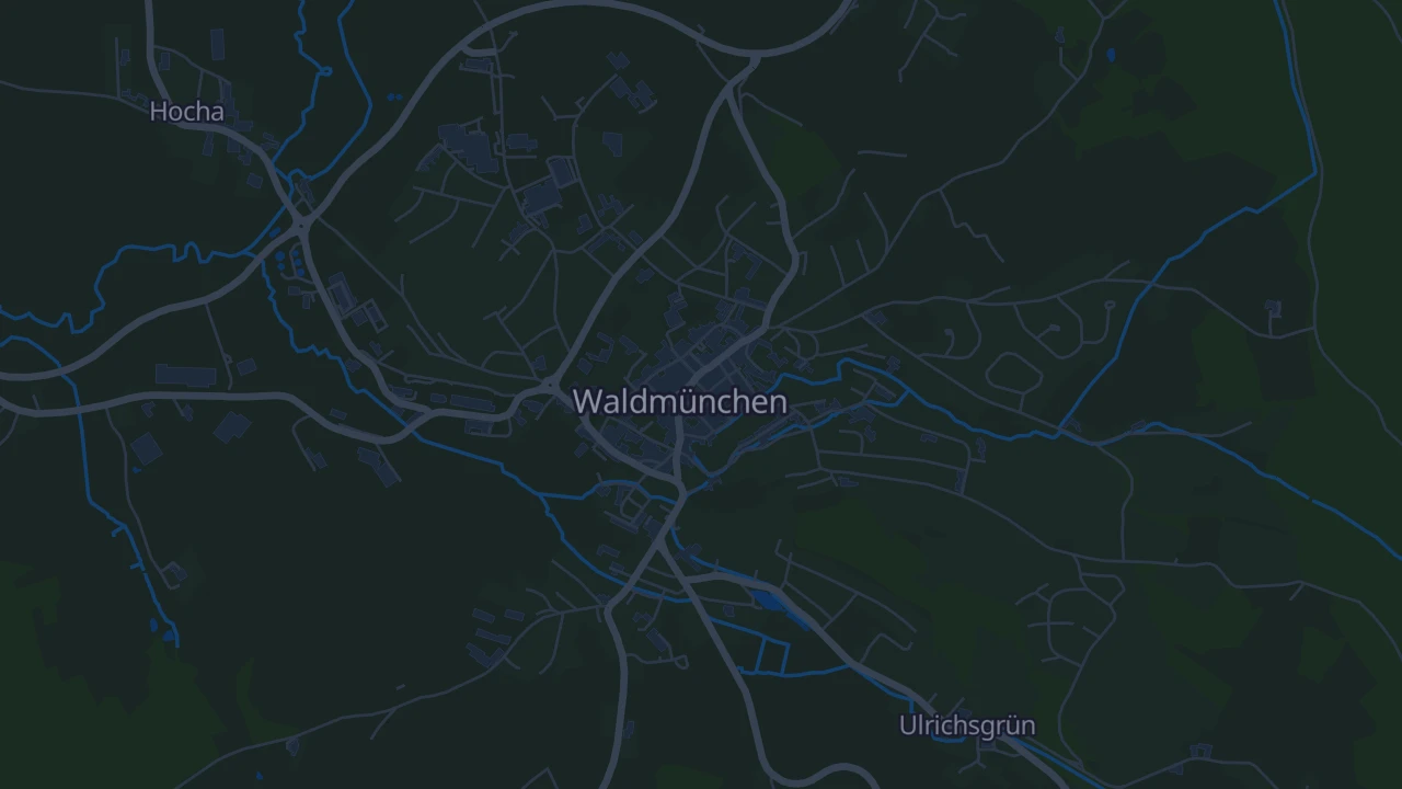 Karte von Waldmünchen