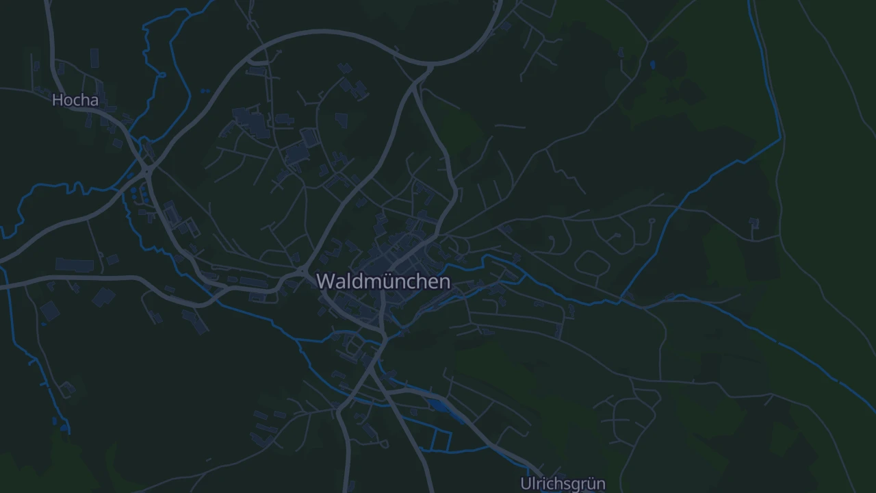 Karte von Waldmünchen
