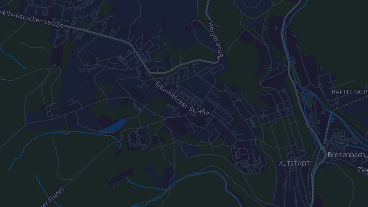 Karte von Johanngeorgenstadt