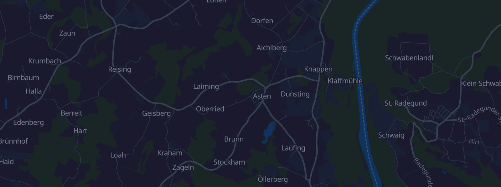 Karte von Tittmoning