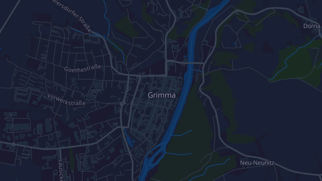 Karte von Grimma