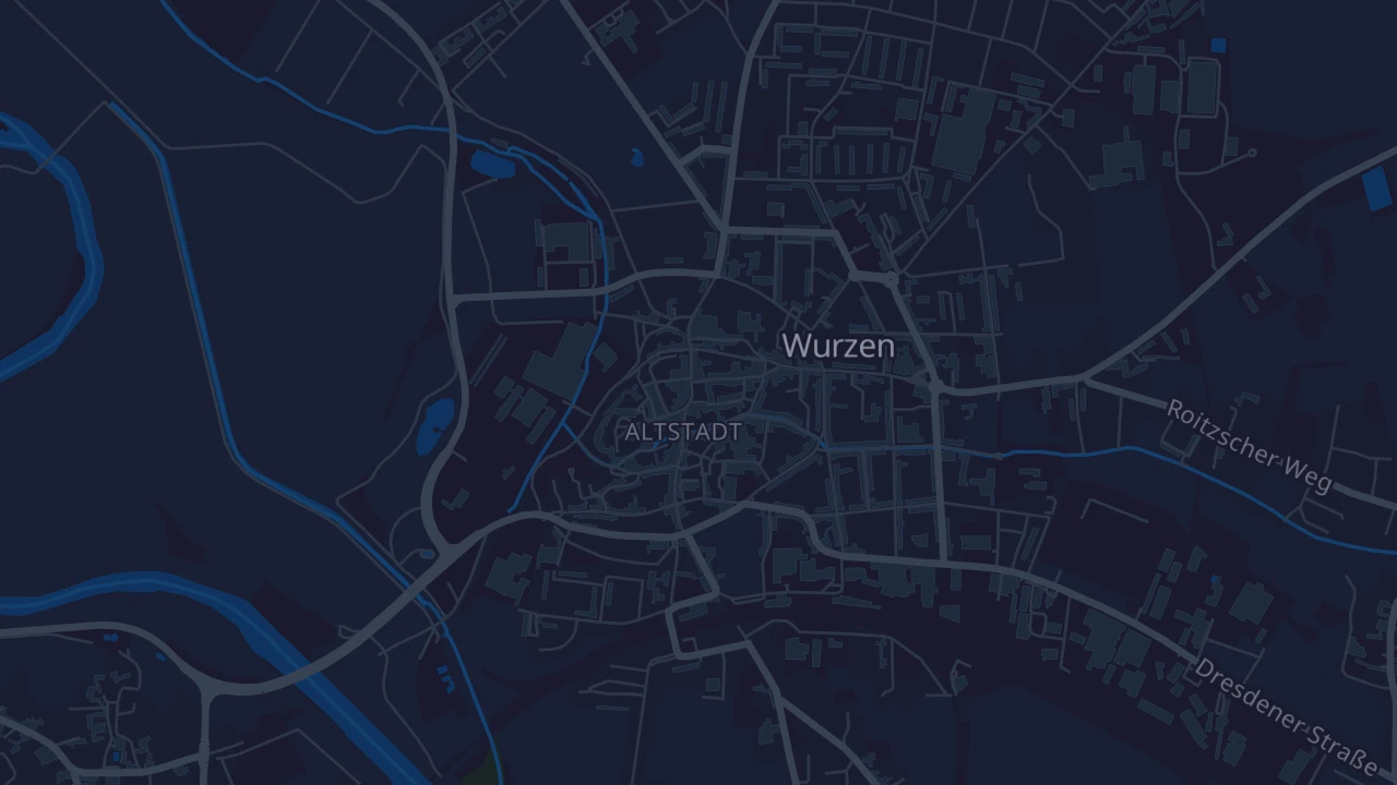 Karte von Wurzen