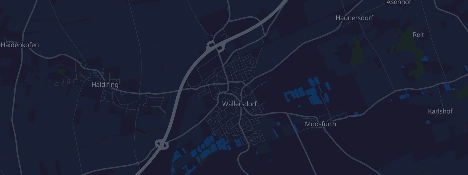Karte von Wallersdorf