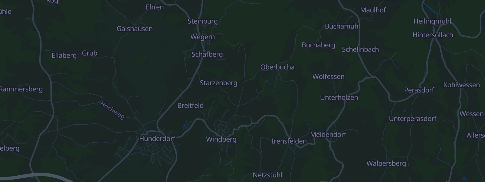 Karte von Irensfelden