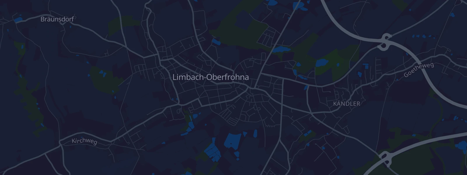 Karte von Limbach-Oberfrohna