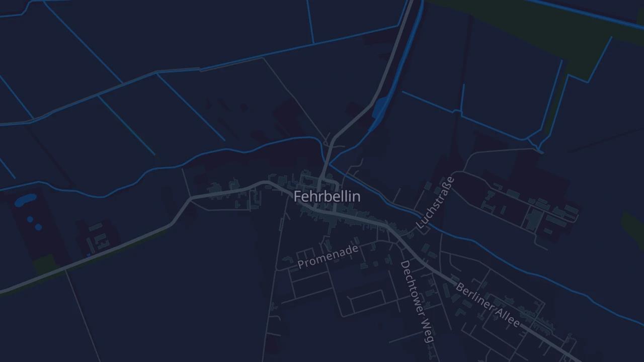 Karte von Fehrbellin