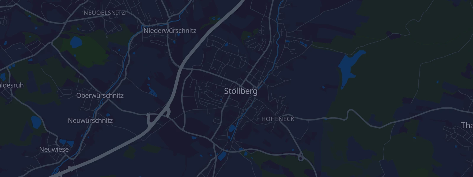 Karte von Stollberg/Erzgebirge