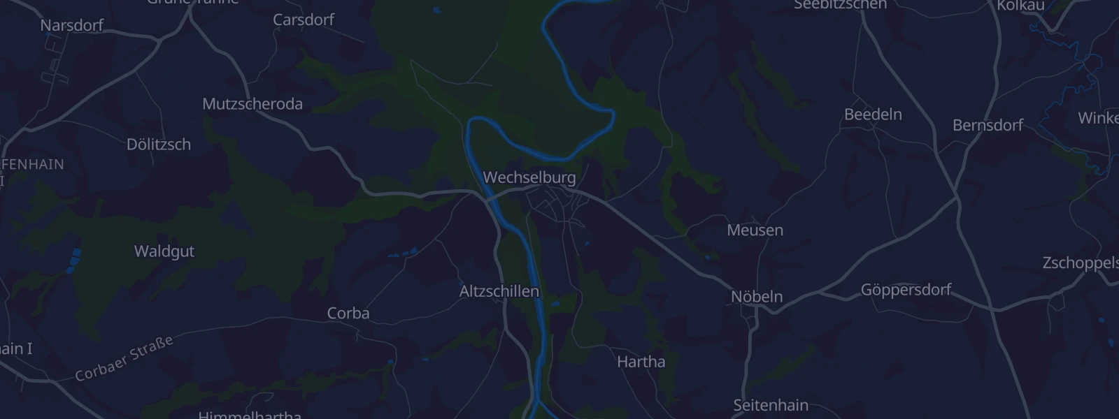 Karte von Wechselburg
