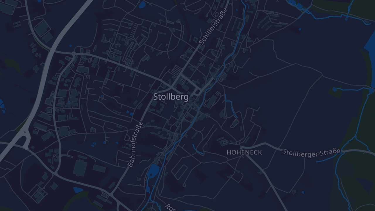 Karte von Stollberg/Erzgebirge