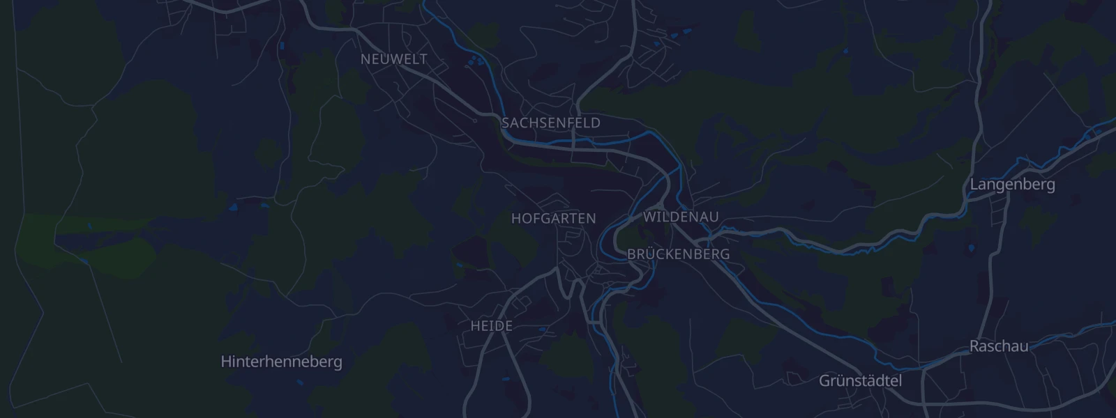 Karte von Schwarzenberg/Erzgebirge