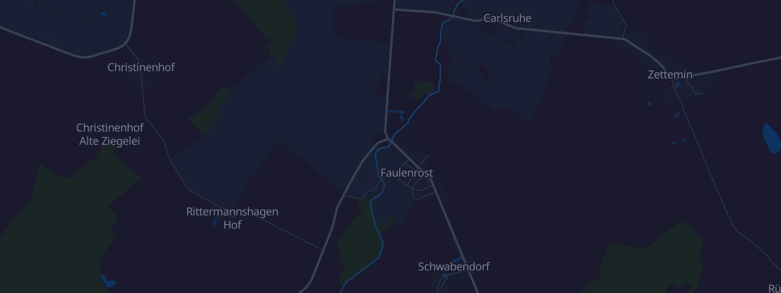 Karte von Faulenrost