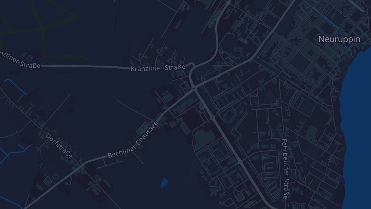 Karte von Neuruppin