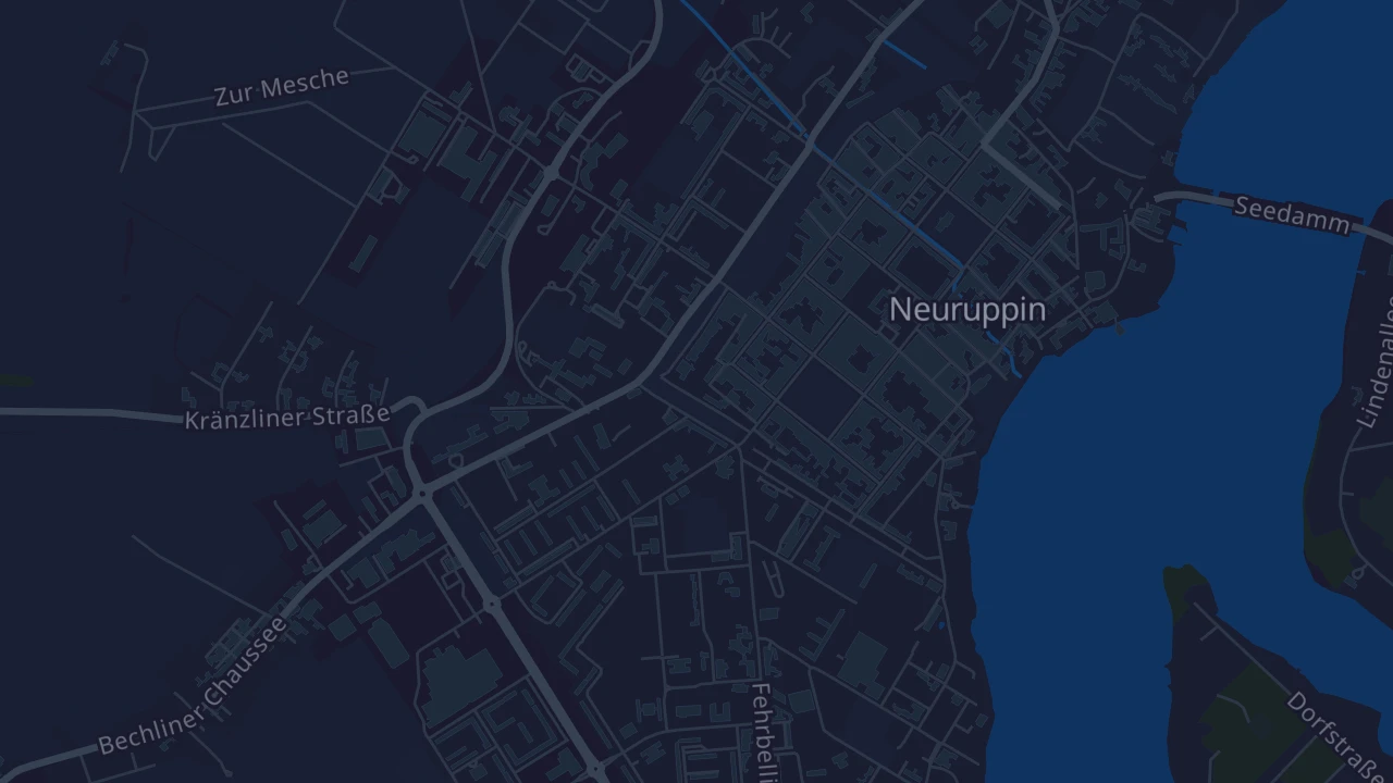 Karte von Neuruppin