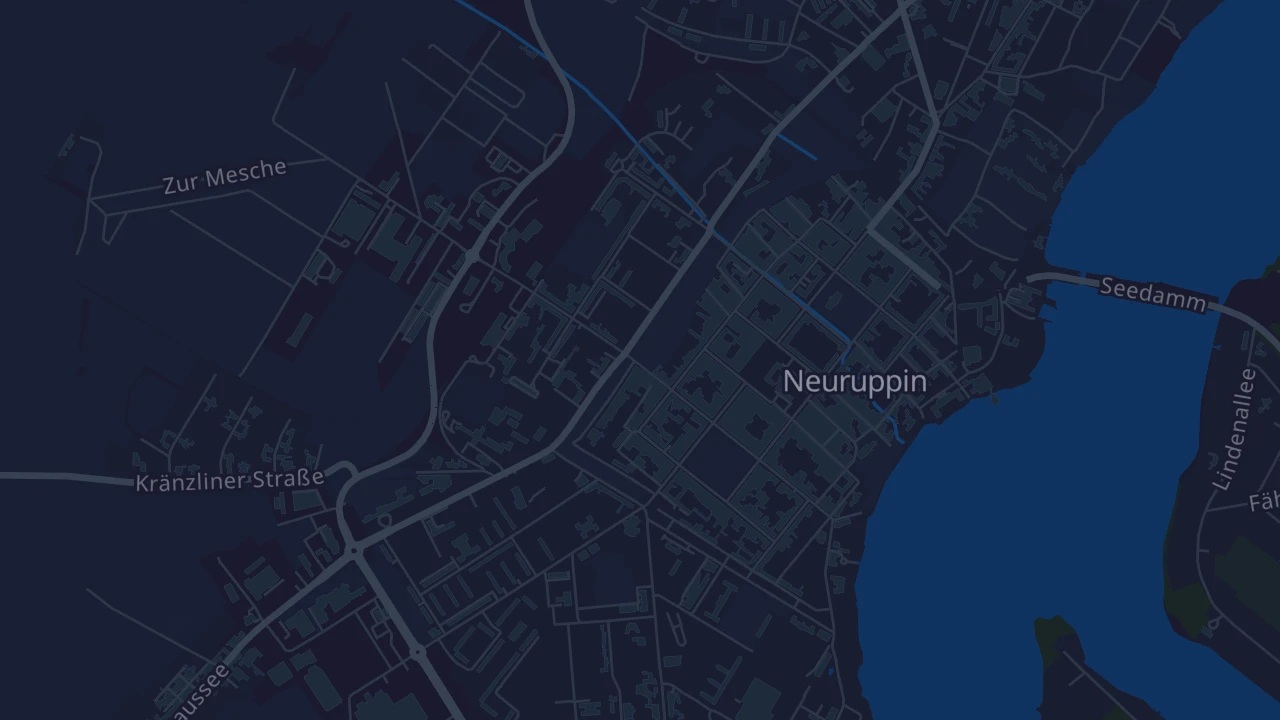 Karte von Neuruppin