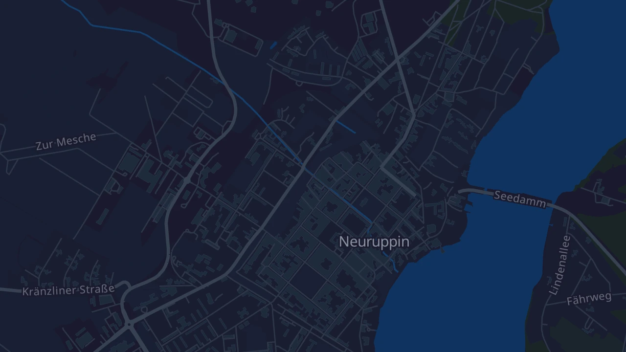 Karte von Neuruppin