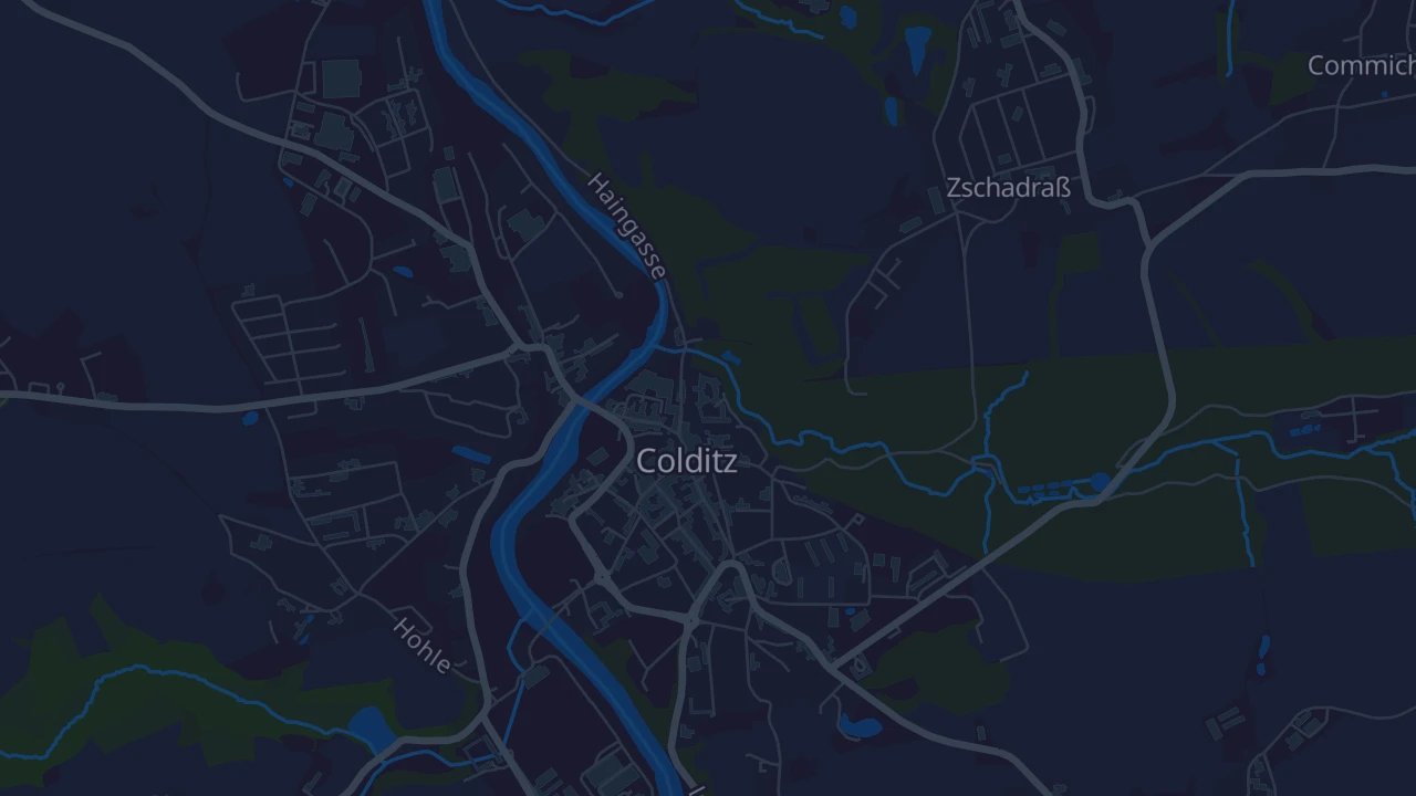 Karte von Colditz
