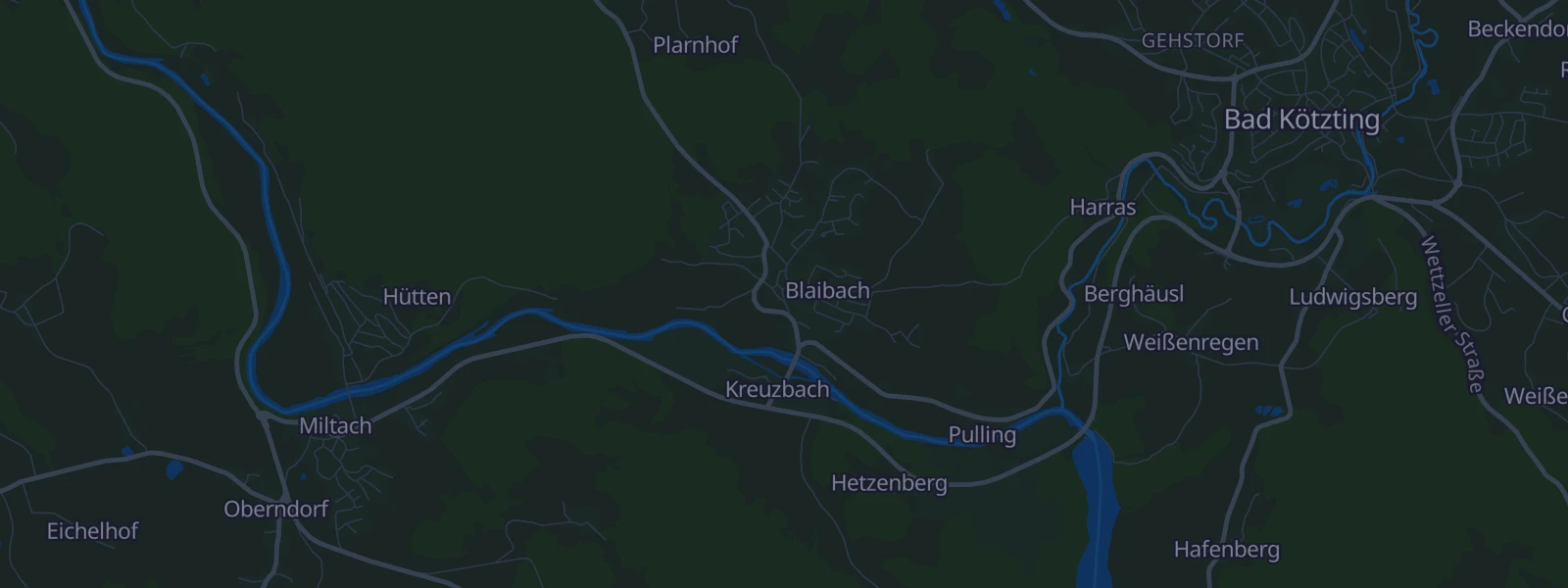 Karte von Blaibach