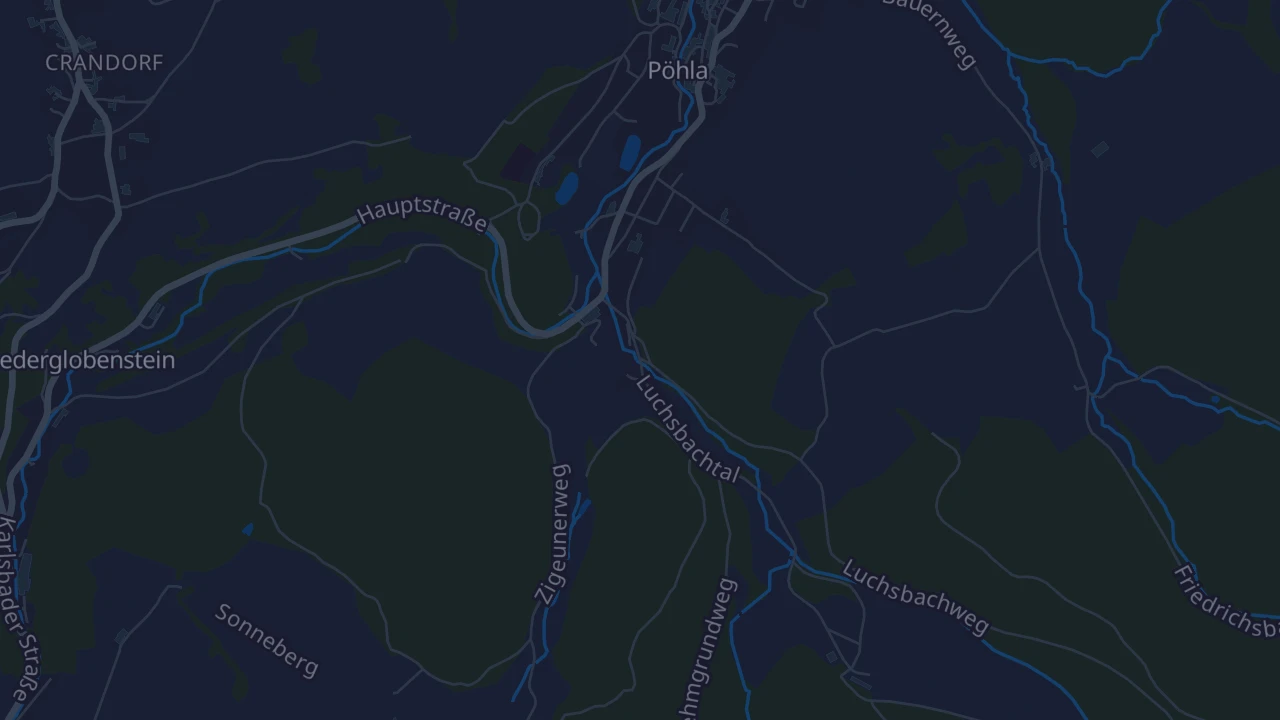 Karte von Schwarzenberg/Erzgebirge
