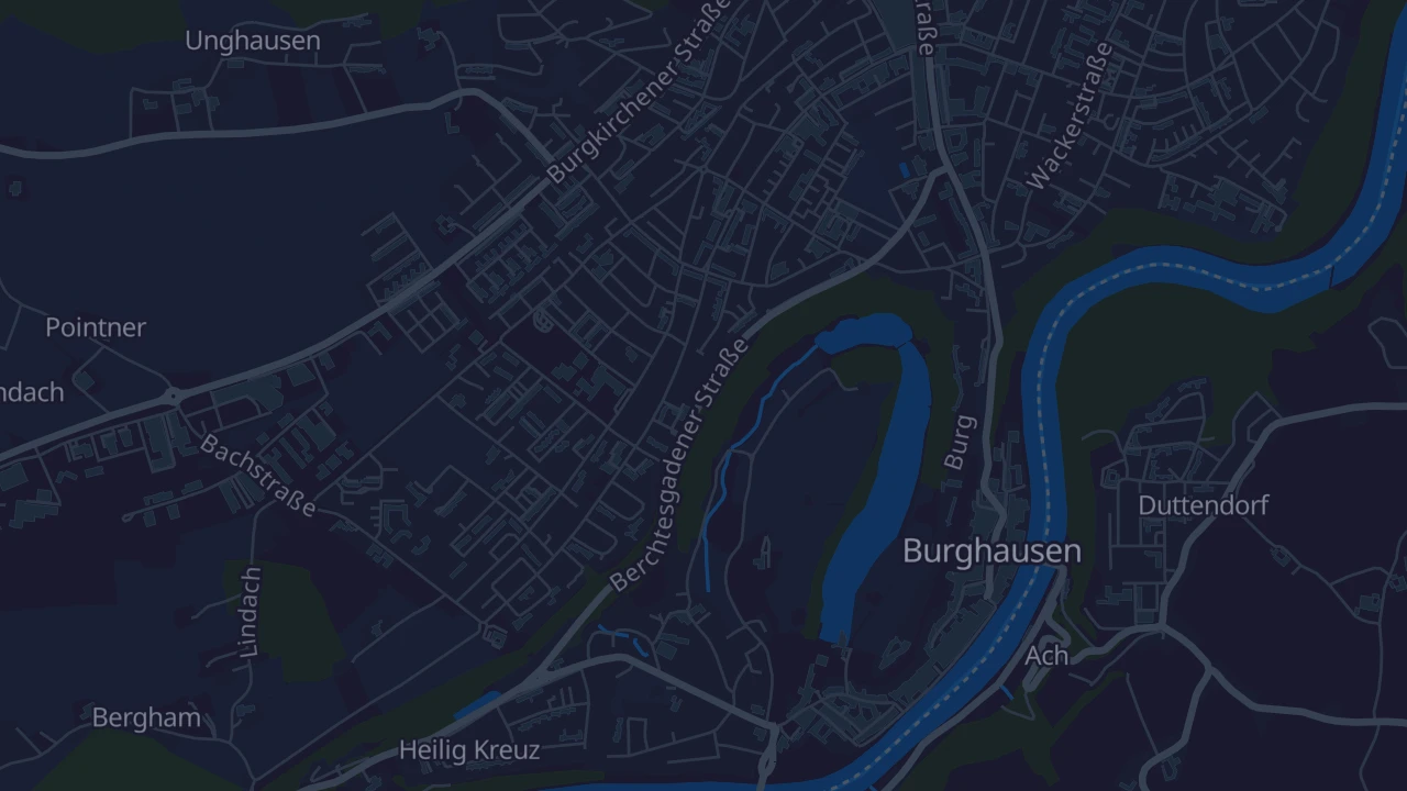 Karte von Burghausen