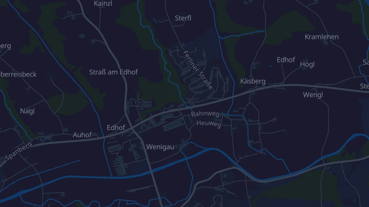 Karte von Hebertsfelden