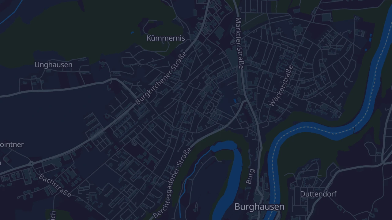 Karte von Burghausen