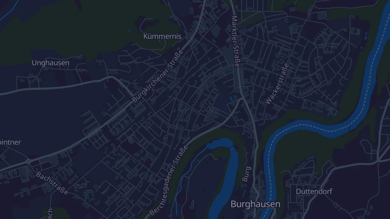 Karte von Burghausen