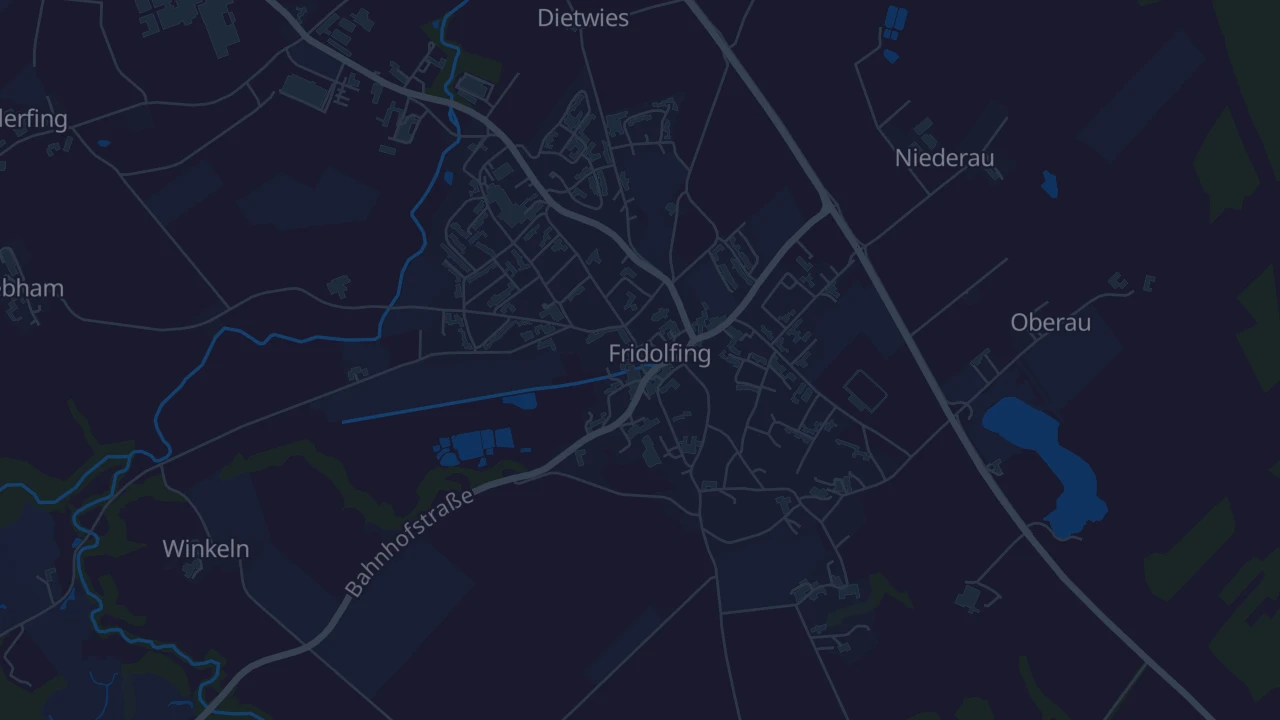 Karte von Fridolfing